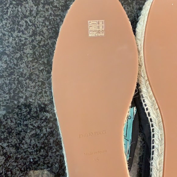 Men’s Emilio Pucci black Capri espadrilles - Picture 5 of 8